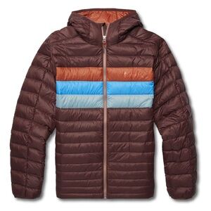 COTOPAXI Fuego Down Hooded Jacket *NEW*

SIze: M
Color: Chestnut Stripe